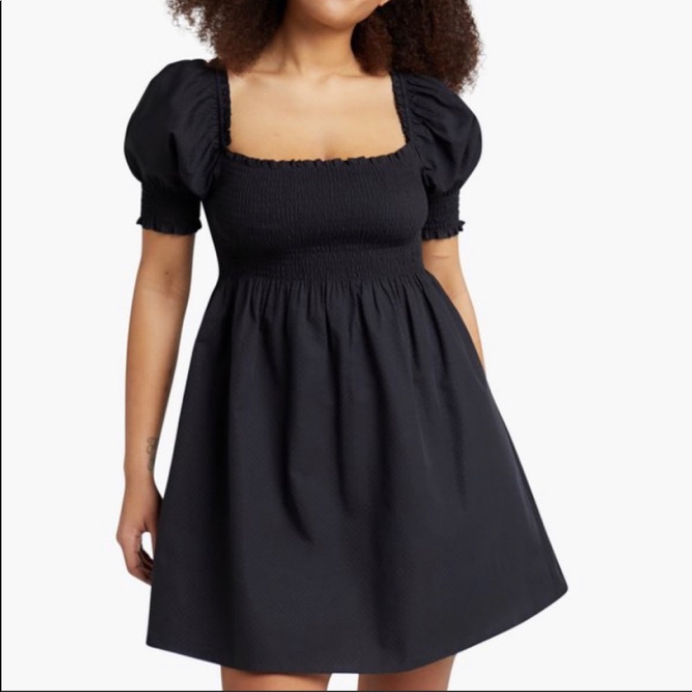 Athena Nap Dress in Black Dot Size S 🖤 Hill House Home